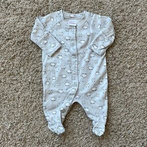 Hanna Anderson Organic Cotton Footie 0-3M